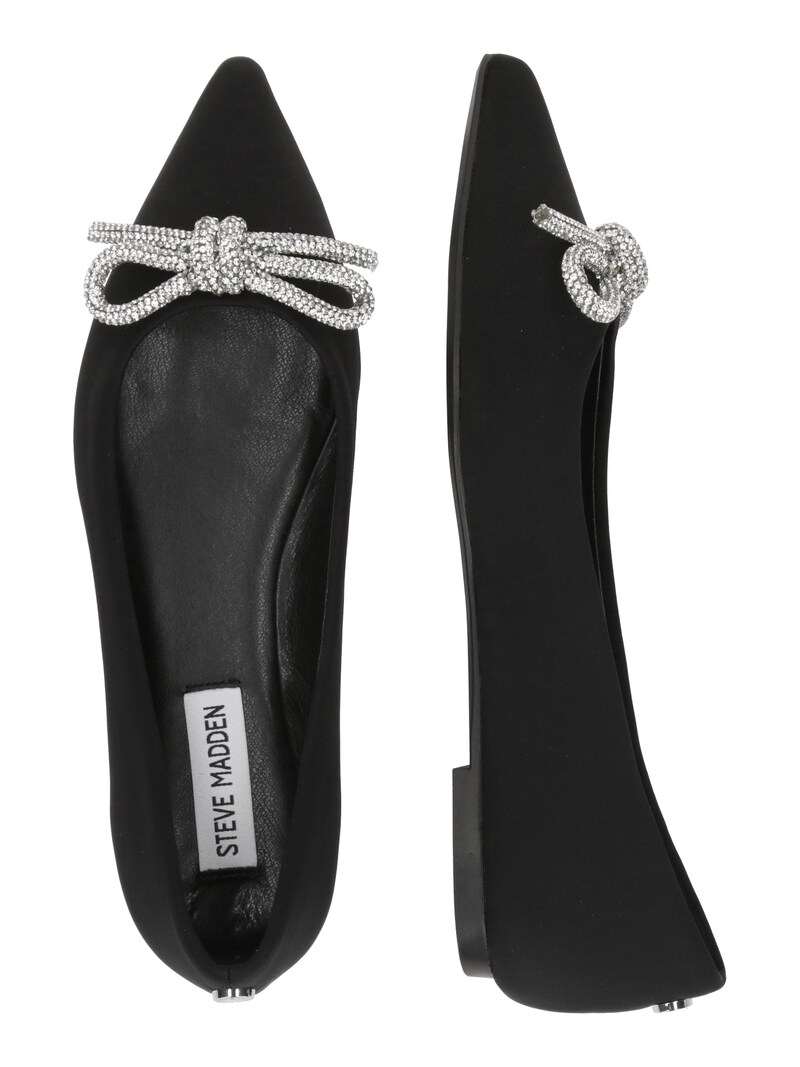 Sinned X About You Bailarina STEVE MADDEN En Negro