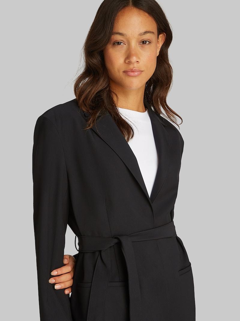 Sinned X About You Blazer Calvin Klein En Negro