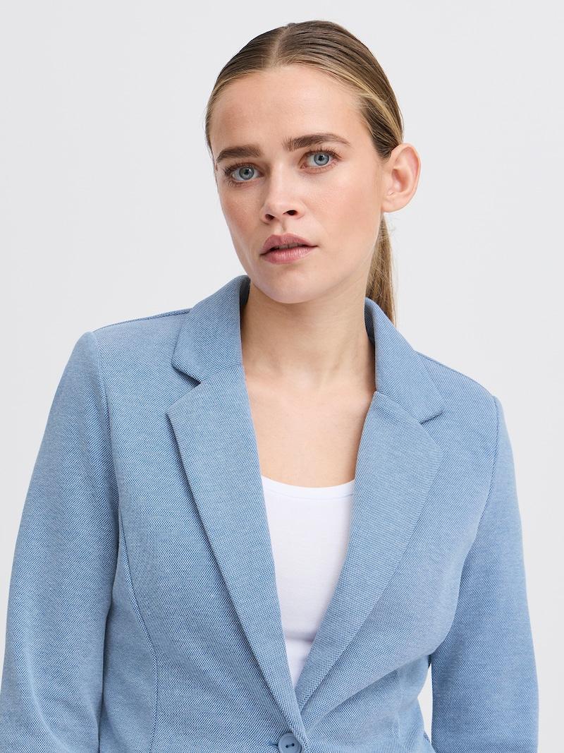 Sinned X About You Blazer ICHI En Azul Cielo