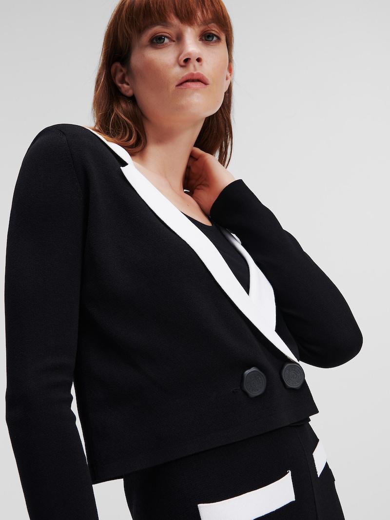Sinned X About You Blazer Karl Lagerfeld En Negro