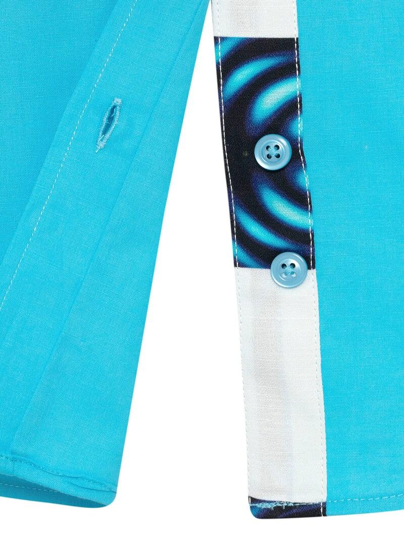 Sinned X About You Blusa Dandalo En Turquesa