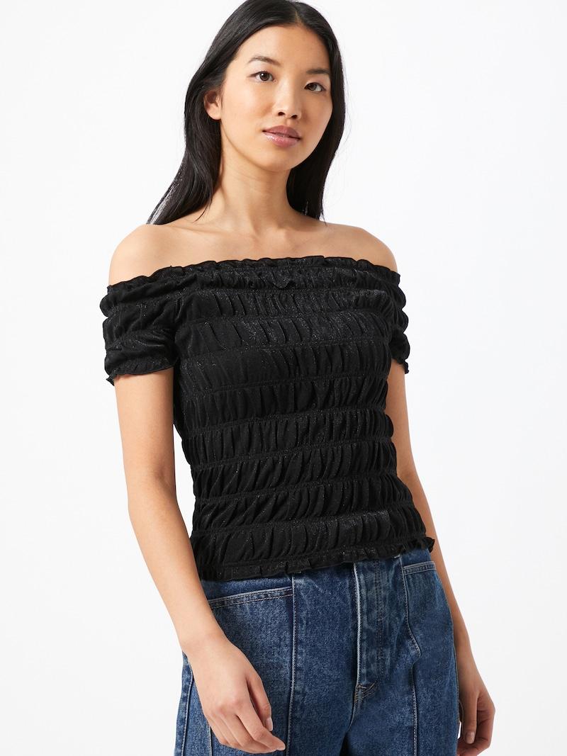 Sinned X About You Blusa 'Djane' PIECES En Negro