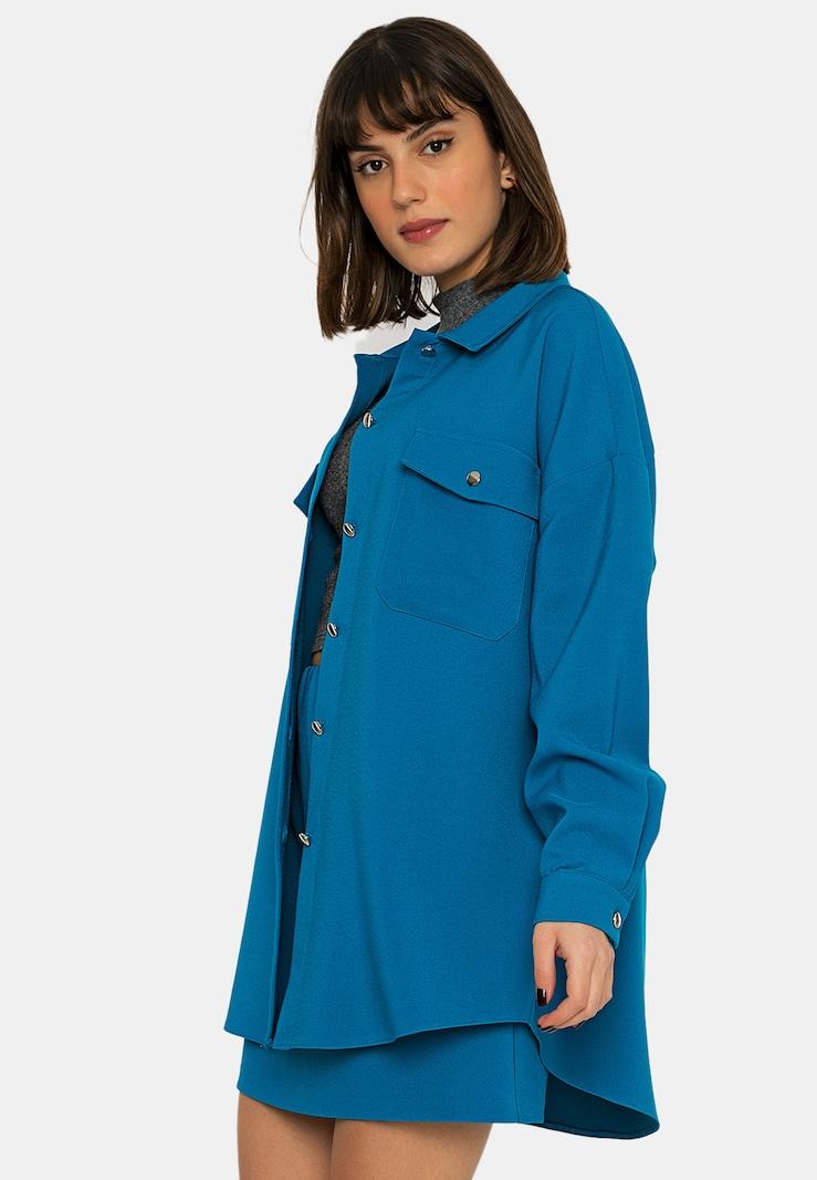 Sinned X About You Blusa Jimmy Sanders En Azul