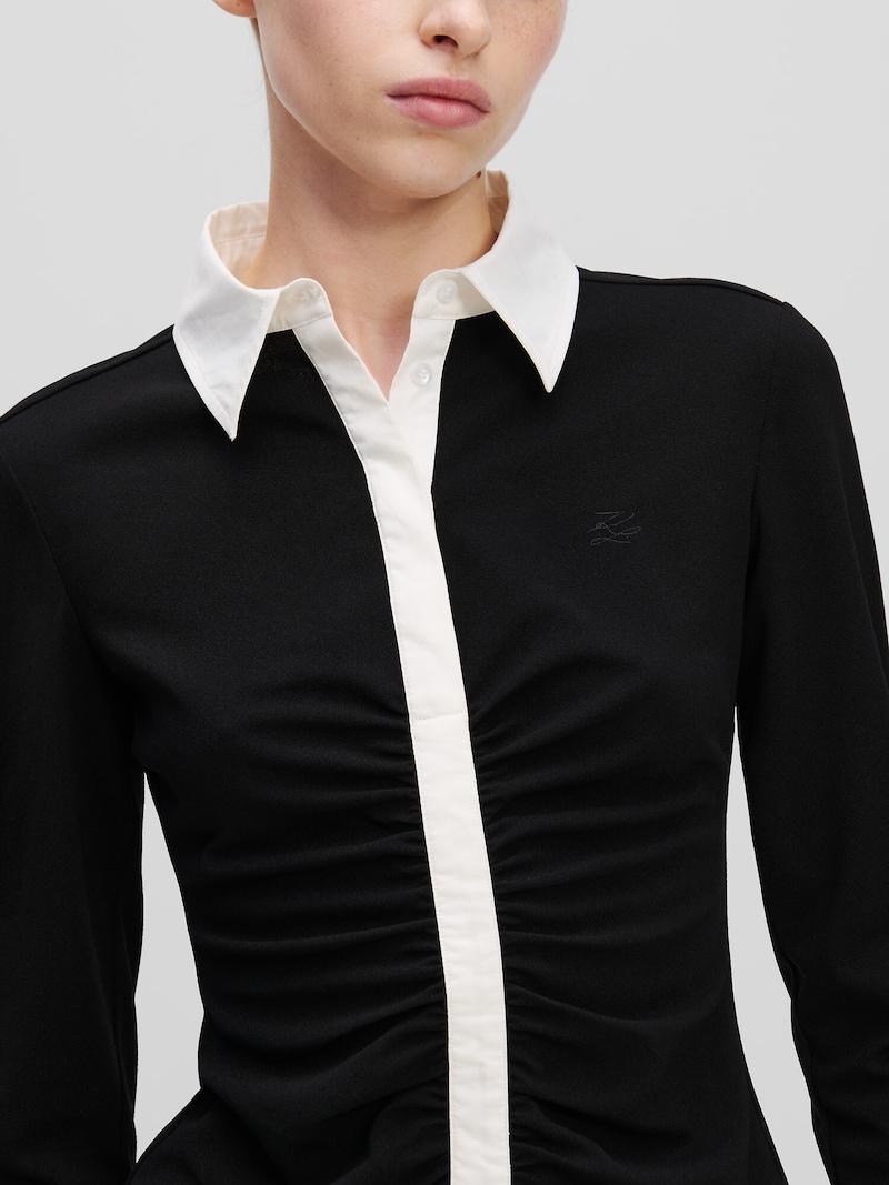 Sinned X About You Blusa Karl Lagerfeld En Negro