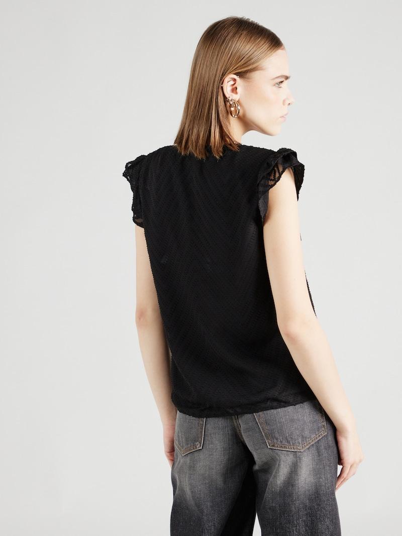 Sinned X About You Blusa 'MICHELLE' VILA En Negro