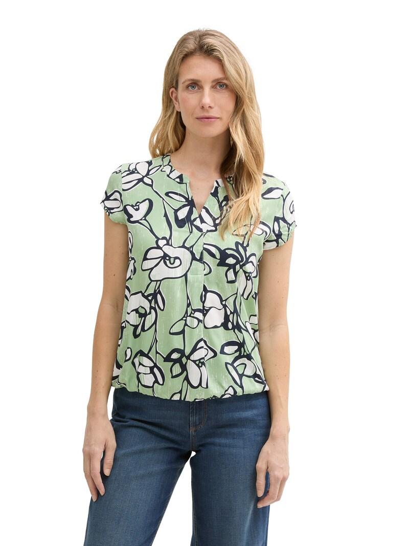 Sinned X About You Blusa TOM TAILOR En Verde Claro