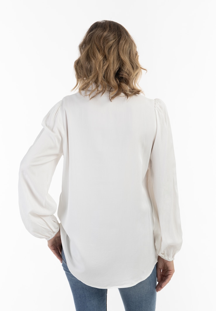Sinned X About You Blusa Usha BLUE LABEL En Blanco