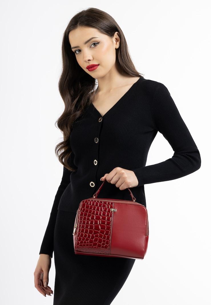 Sinned X About You Bolso De Mano Faina En Rojo