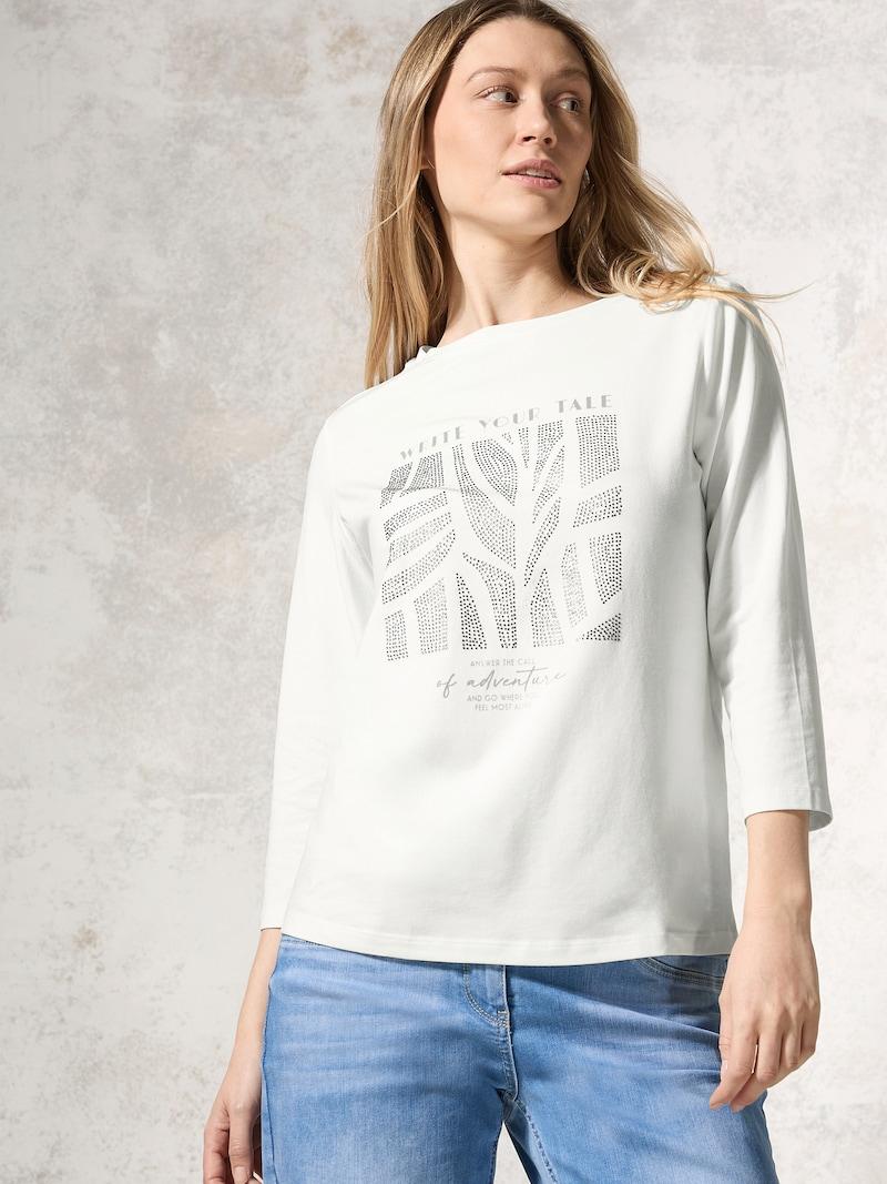 Sinned X About You Camiseta CECIL En Blanco