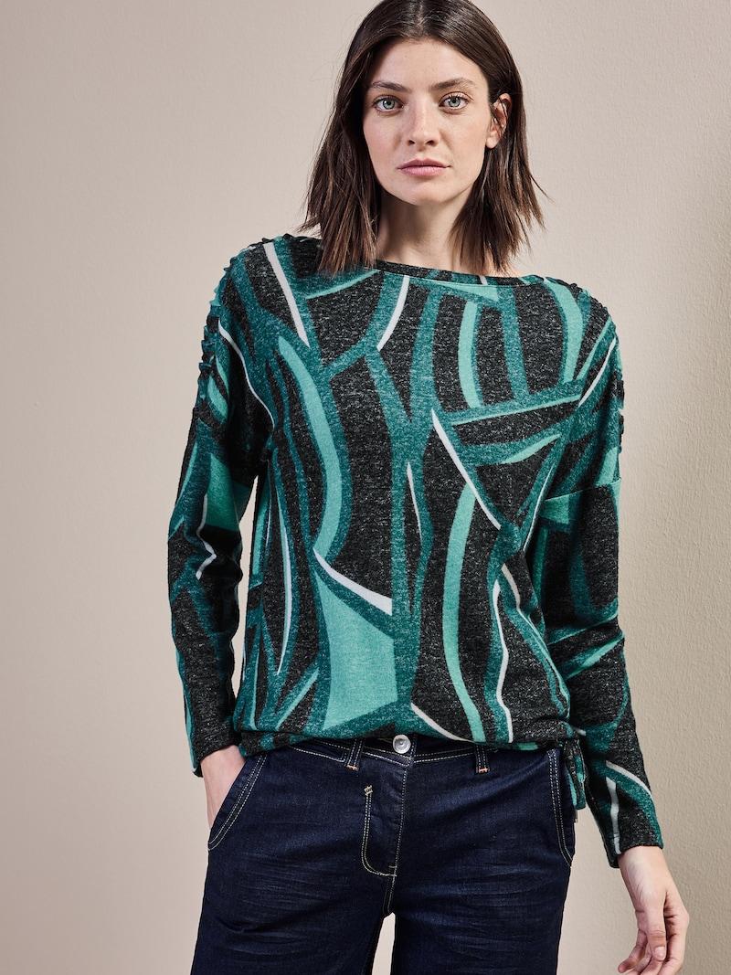 Sinned X About You Camiseta CECIL En Negro Moteado