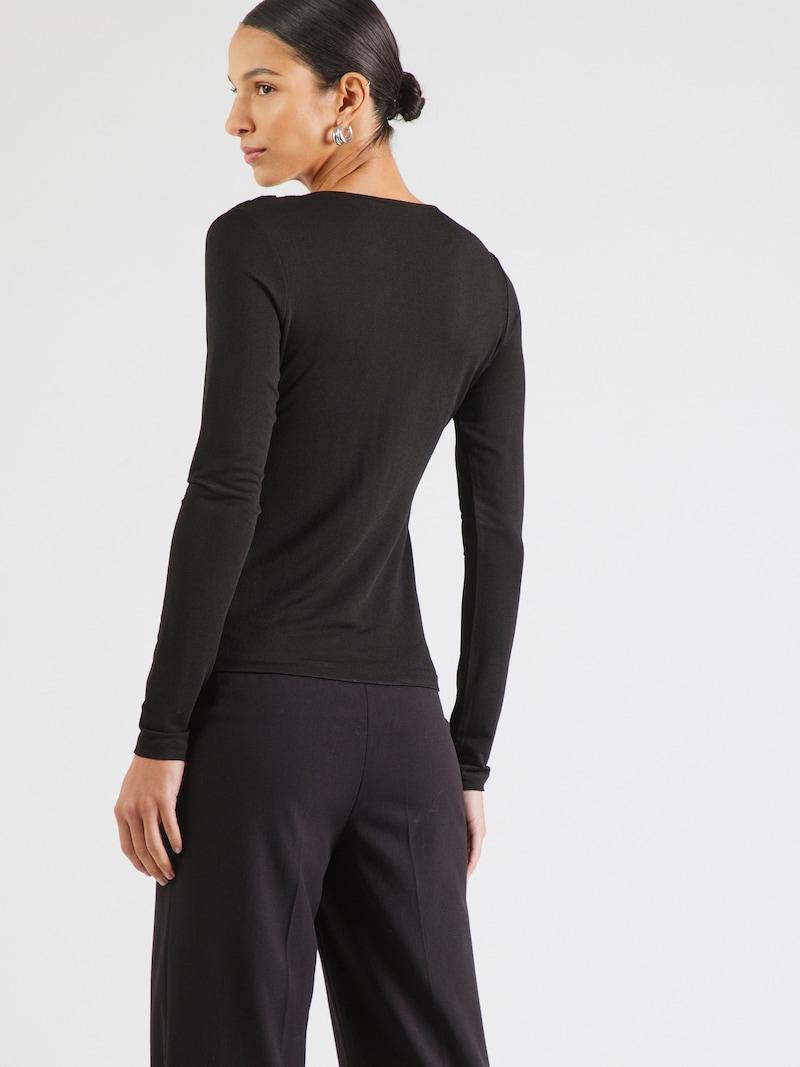 Sinned X About You Camiseta 'Eulori' BOSS En Negro