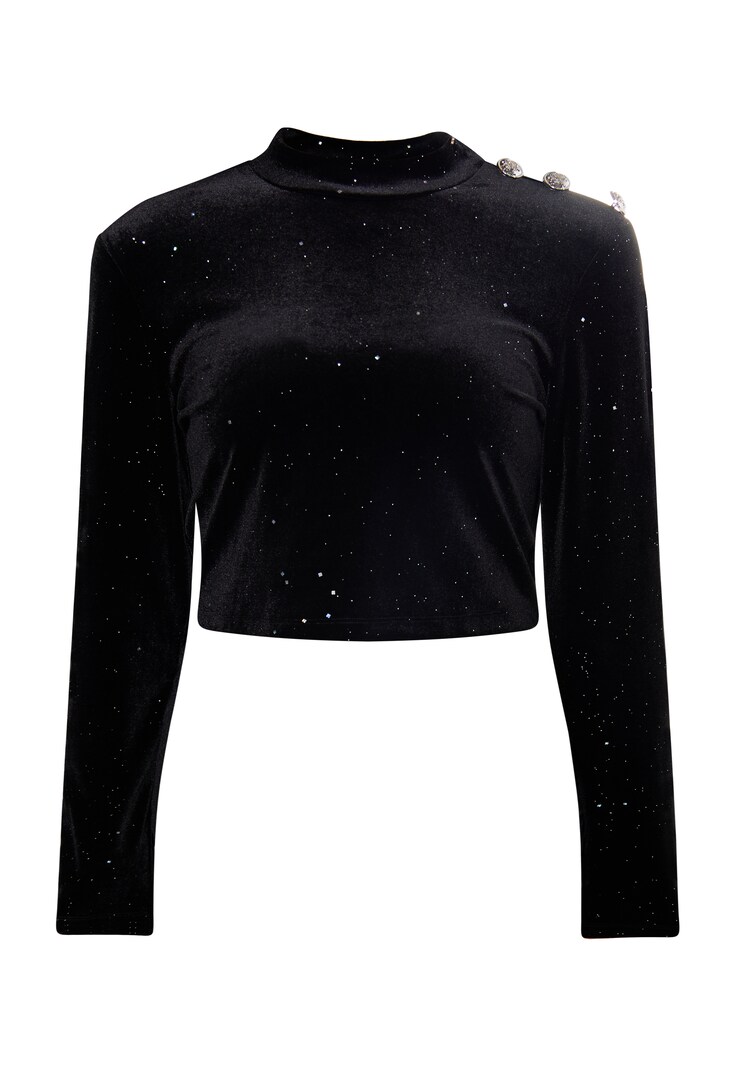 Sinned X About You Camiseta Faina En Negro