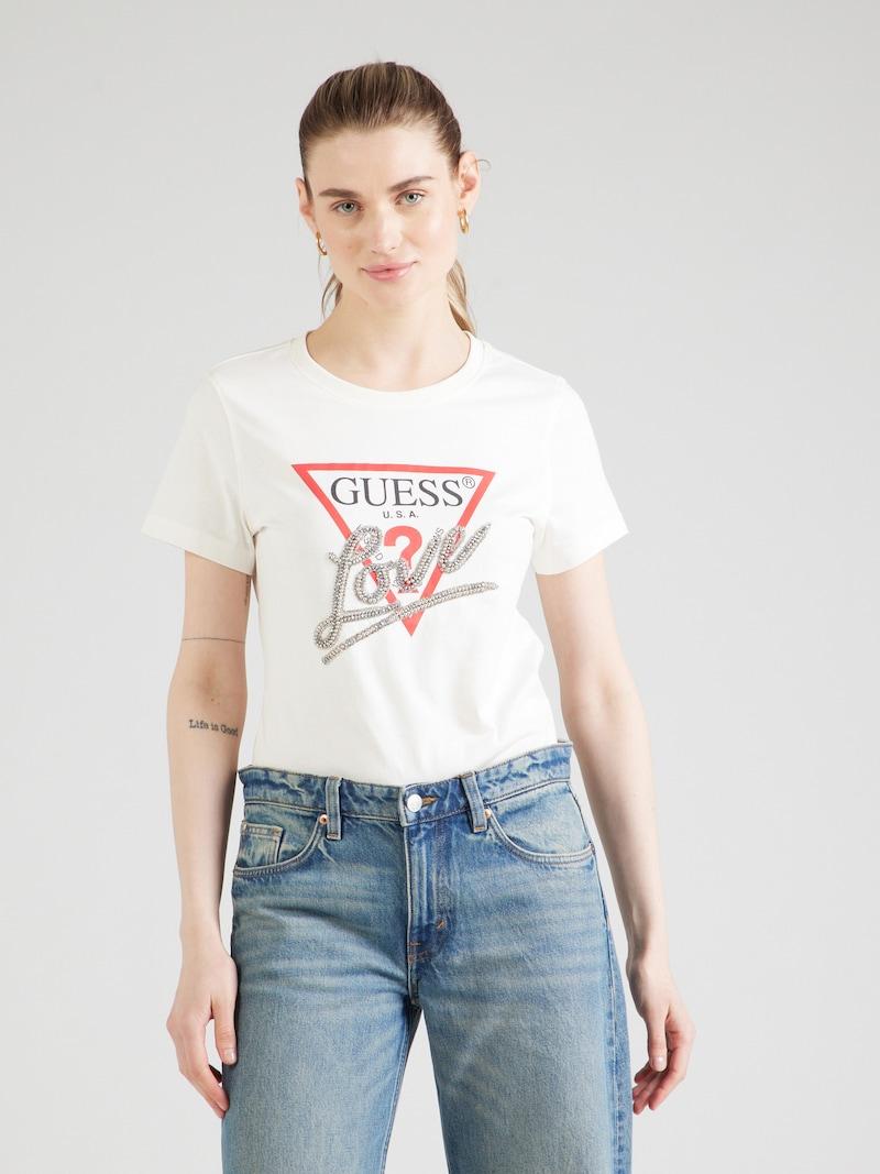 Sinned X About You Camiseta GUESS En Blanco