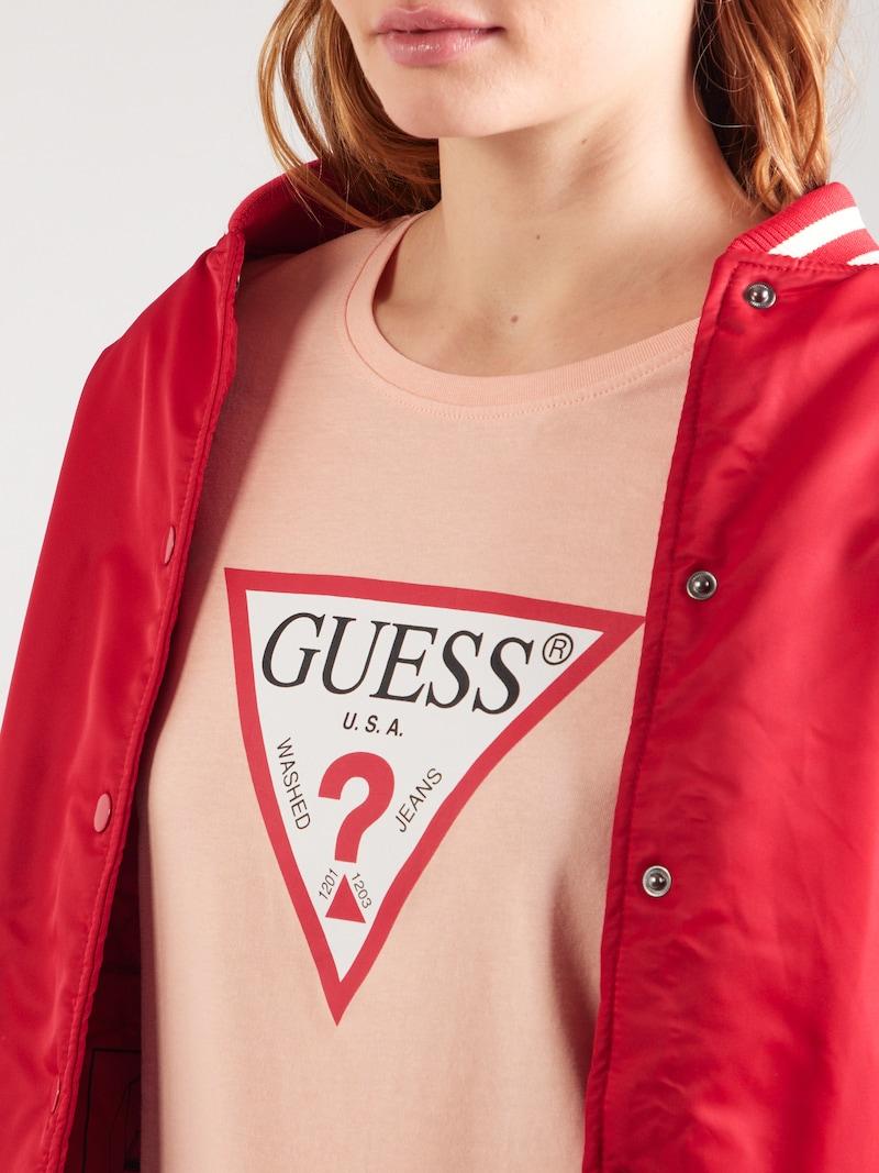 Sinned X About You Camiseta GUESS En Melocotón