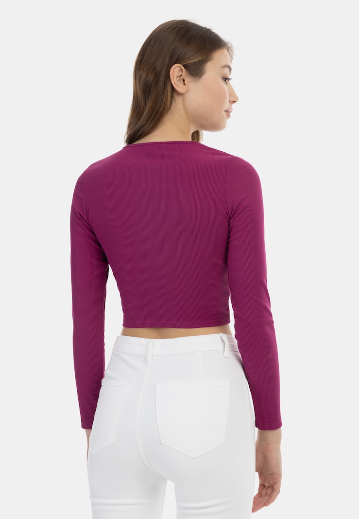 Sinned X About You Camiseta MYMO En Rosa Oscuro