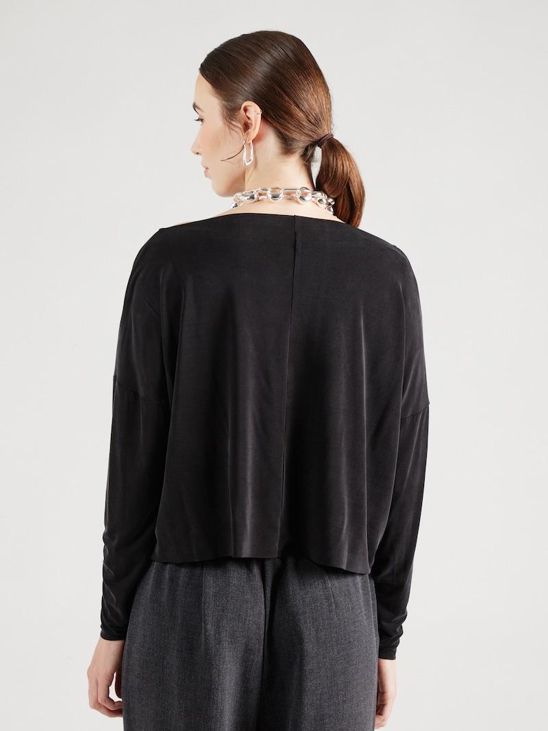 Sinned X About You Camiseta 'SOMY' DRYKORN En Negro