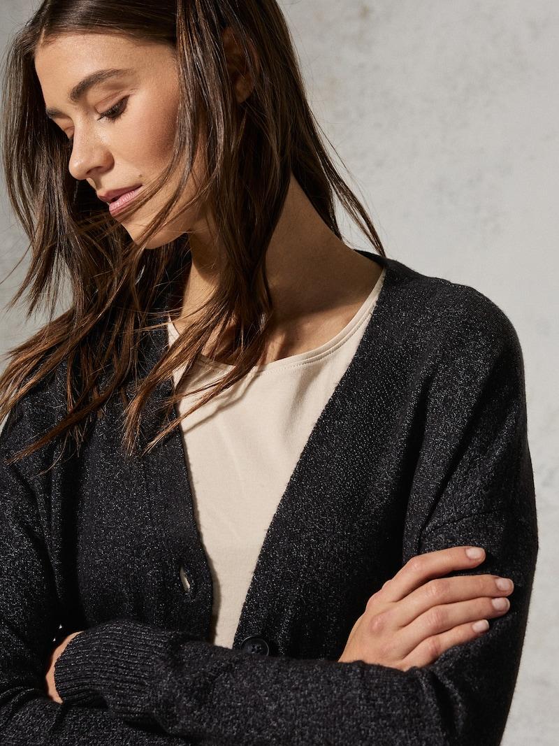 Sinned X About You Cárdigan CECIL En Negro Moteado