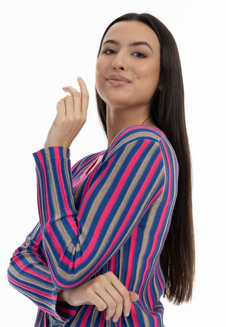 Sinned X About You Cárdigan Faina En Fucsia