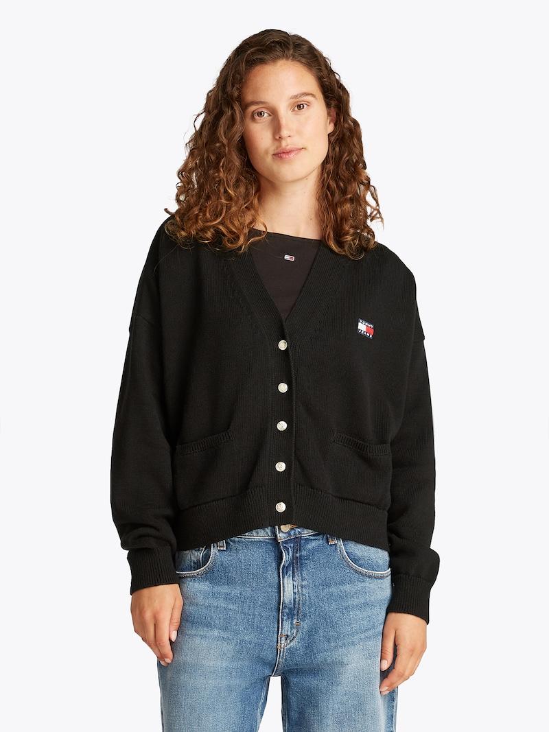 Sinned X About You Cárdigan Tommy Jeans En Negro