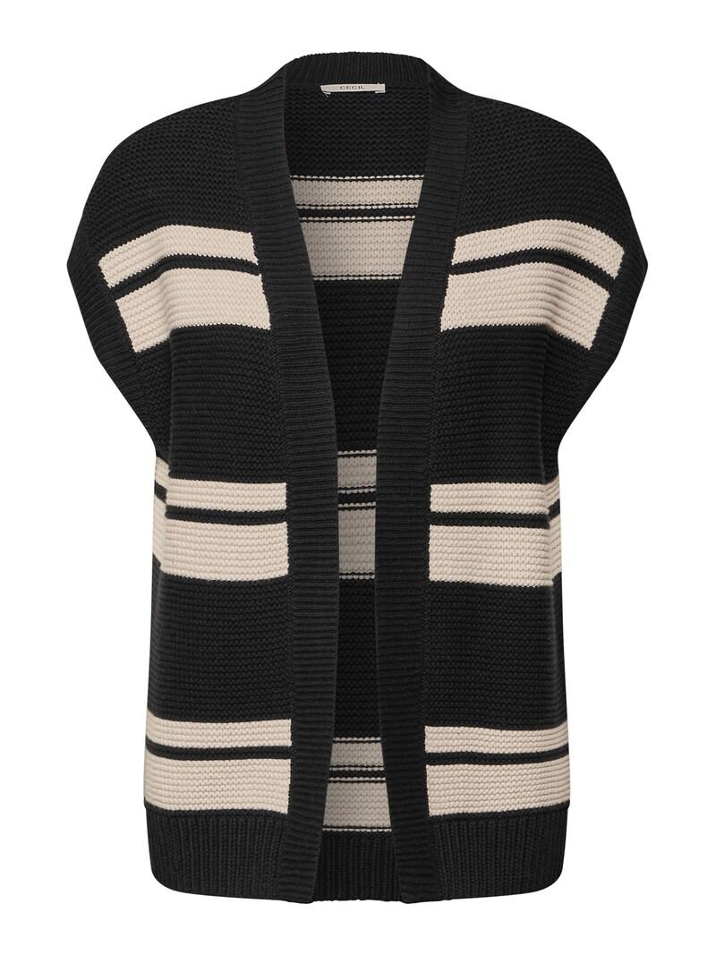 sinned x about you Chaleco de punto CECIL en Negro