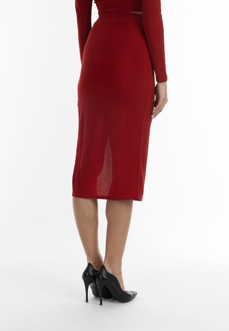 Sinned X About You Falda Faina En Rojo