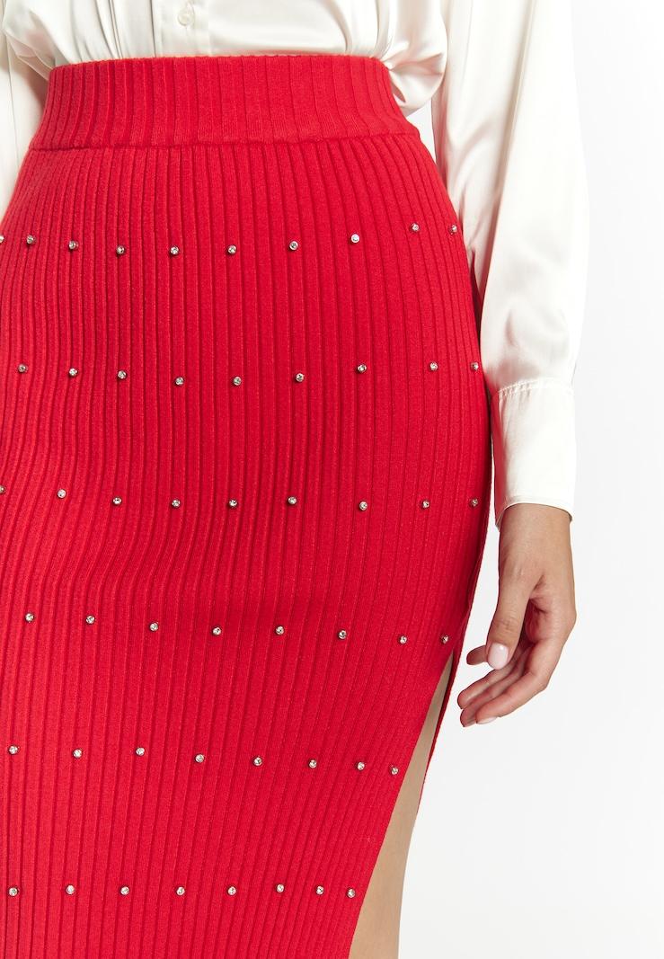 Sinned X About You Falda Faina En Rojo