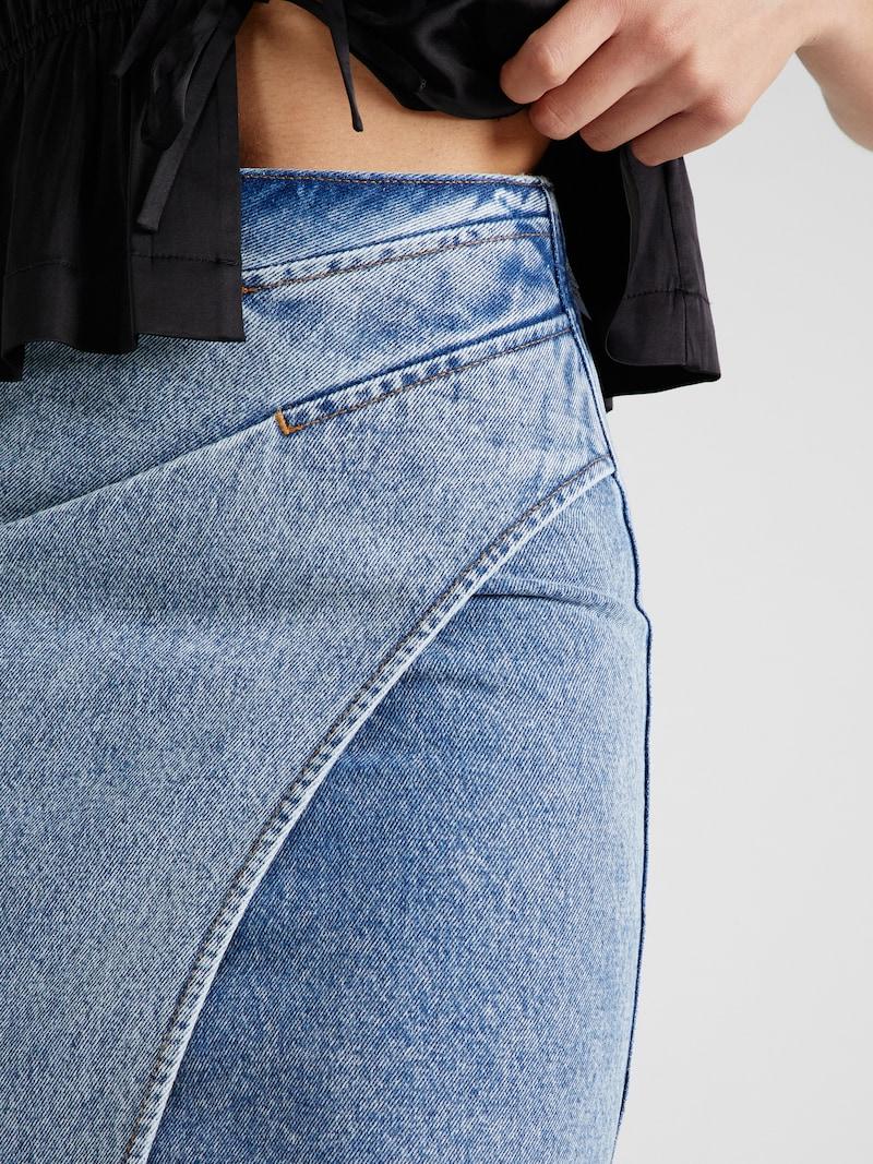 Sinned X About You Falda IRO En Azul Denim