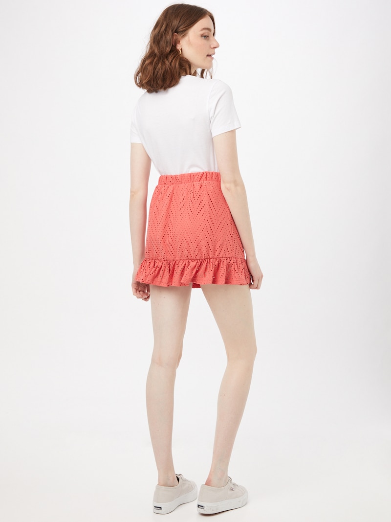 Sinned X About You Falda 'LEAH' VERO MODA En Coral