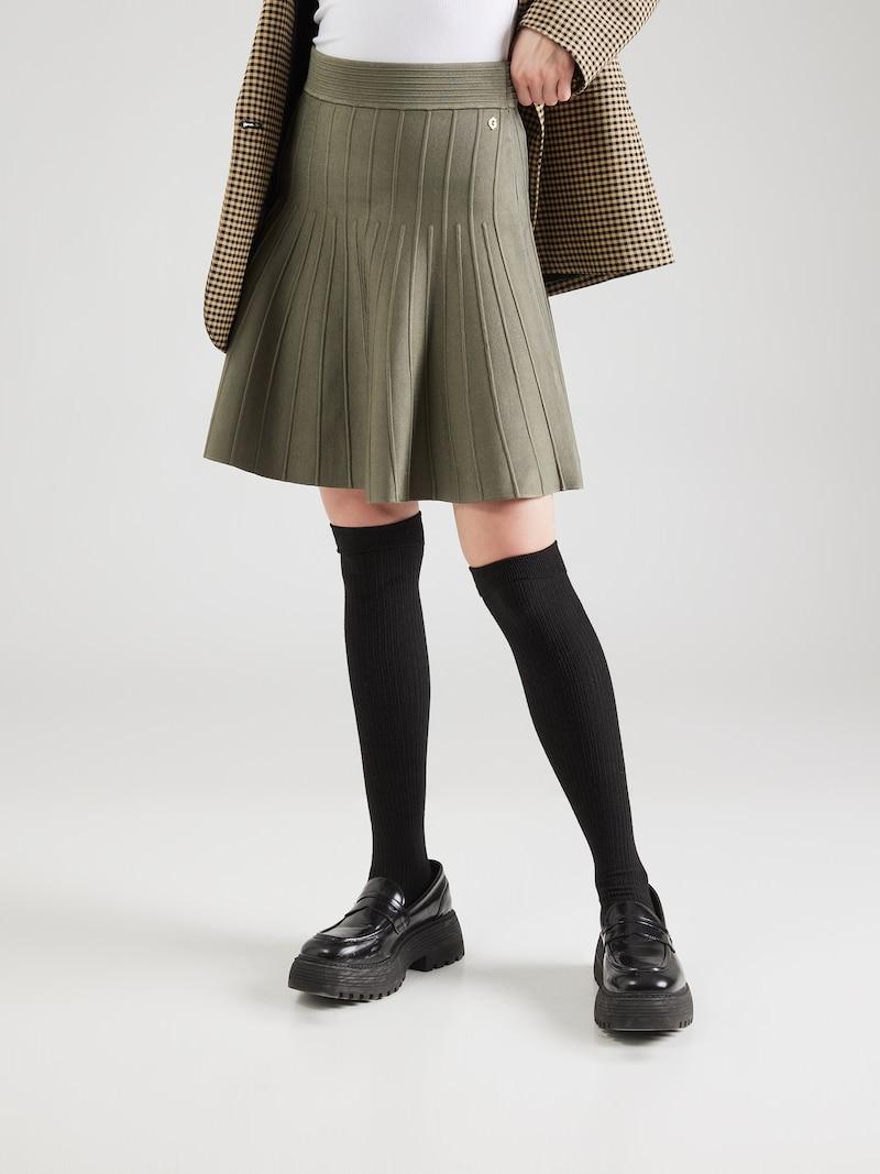 Sinned X About You Falda 'MIRAGE' GUESS En Oliva