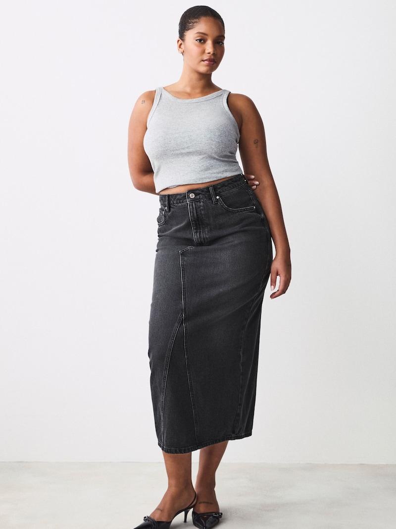 Sinned X About You Falda Next En Negro Denim