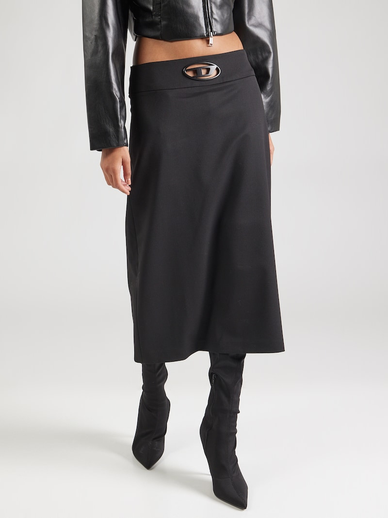 Sinned X About You Falda 'O-SEUS' DIESEL En Negro