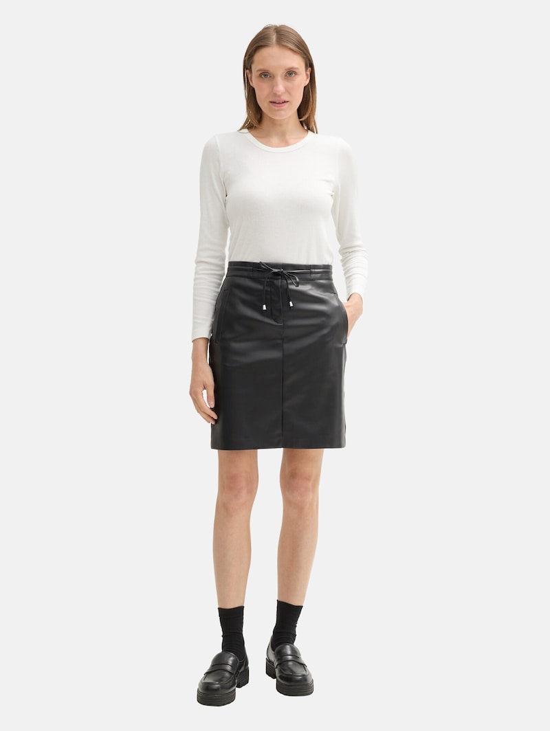 Sinned X About You Falda TOM TAILOR En Negro