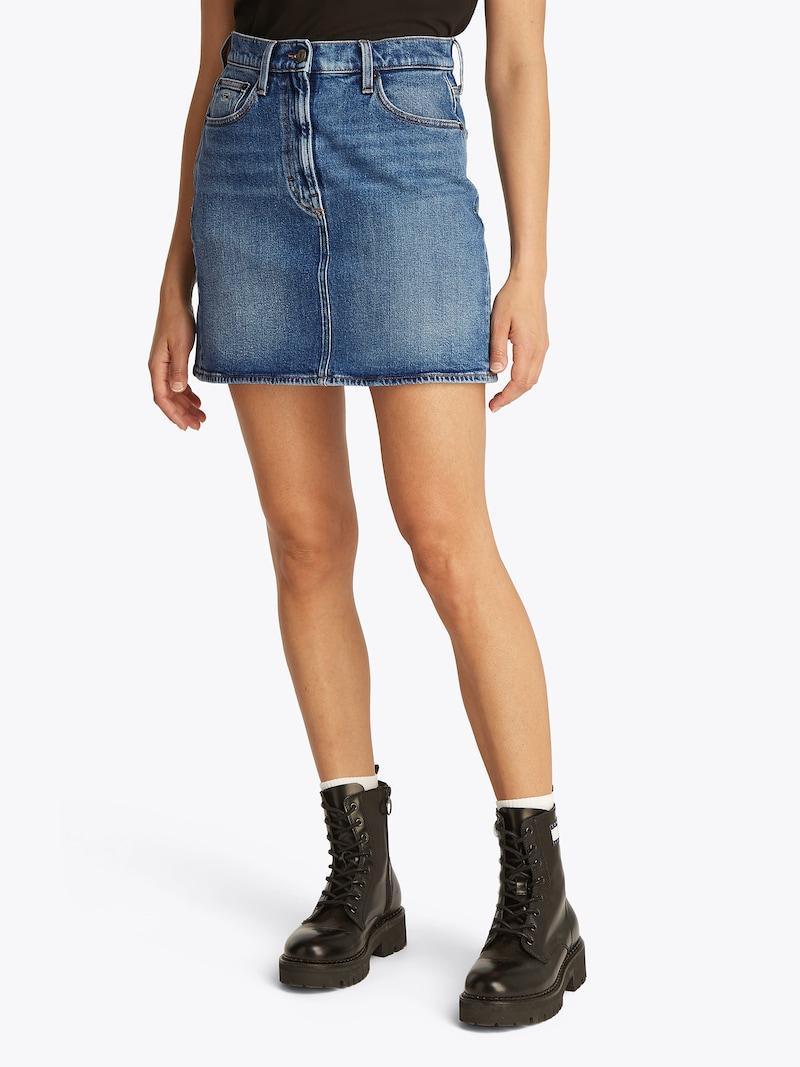 Sinned X About You Falda Tommy Jeans En Azul Denim