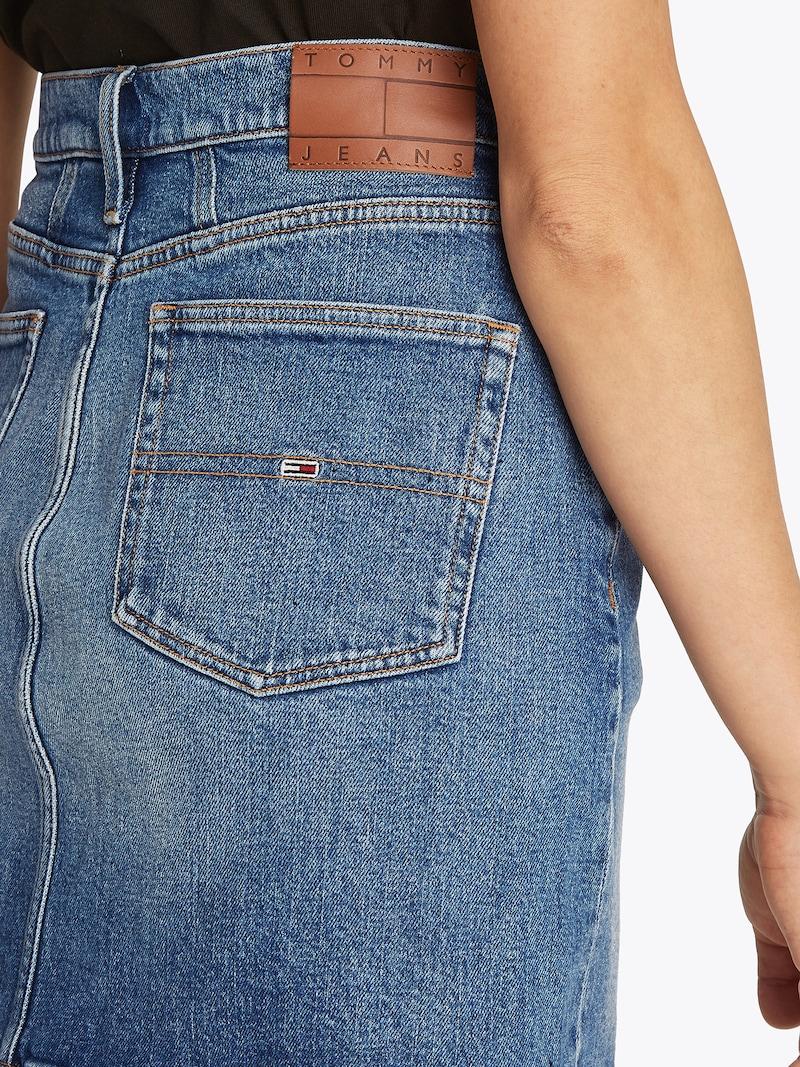 Sinned X About You Falda Tommy Jeans En Azul Denim