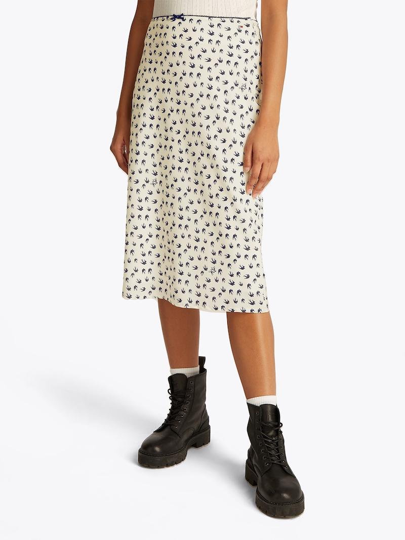 Sinned X About You Falda Tommy Jeans En Blanco