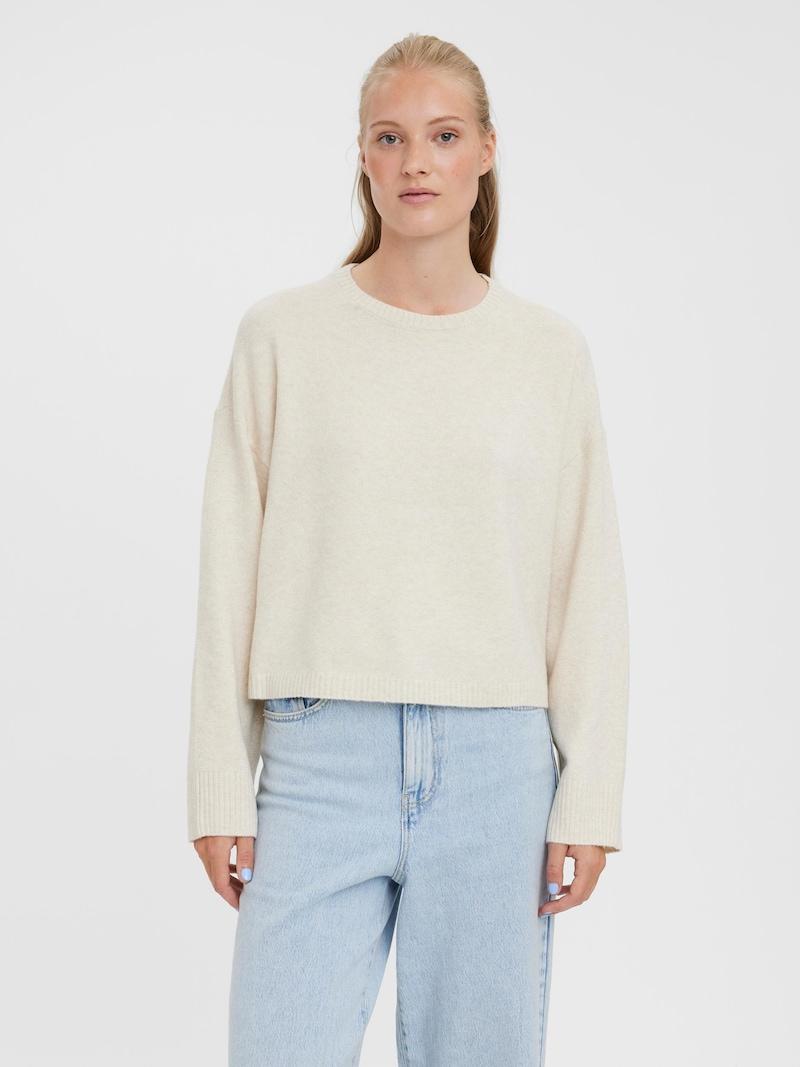 Sinned X About You Jersey 'Doffy' VERO MODA En Crema