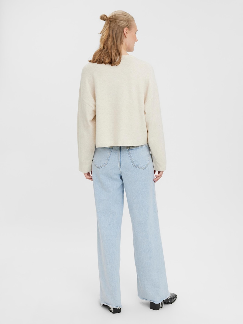 Sinned X About You Jersey 'Doffy' VERO MODA En Crema