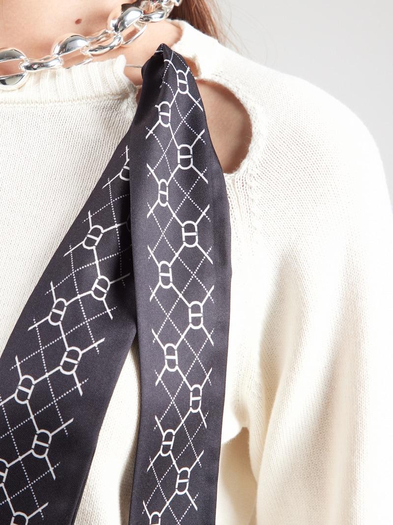 Sinned X About You Jersey 'MAGLIA' Twinset En Blanco