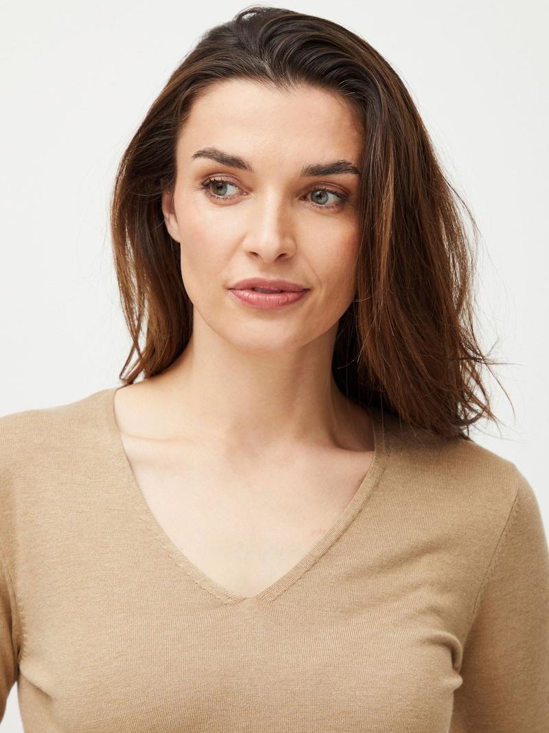 Sinned X About You Jersey ' SARA ' PULZ Jeans En Beige