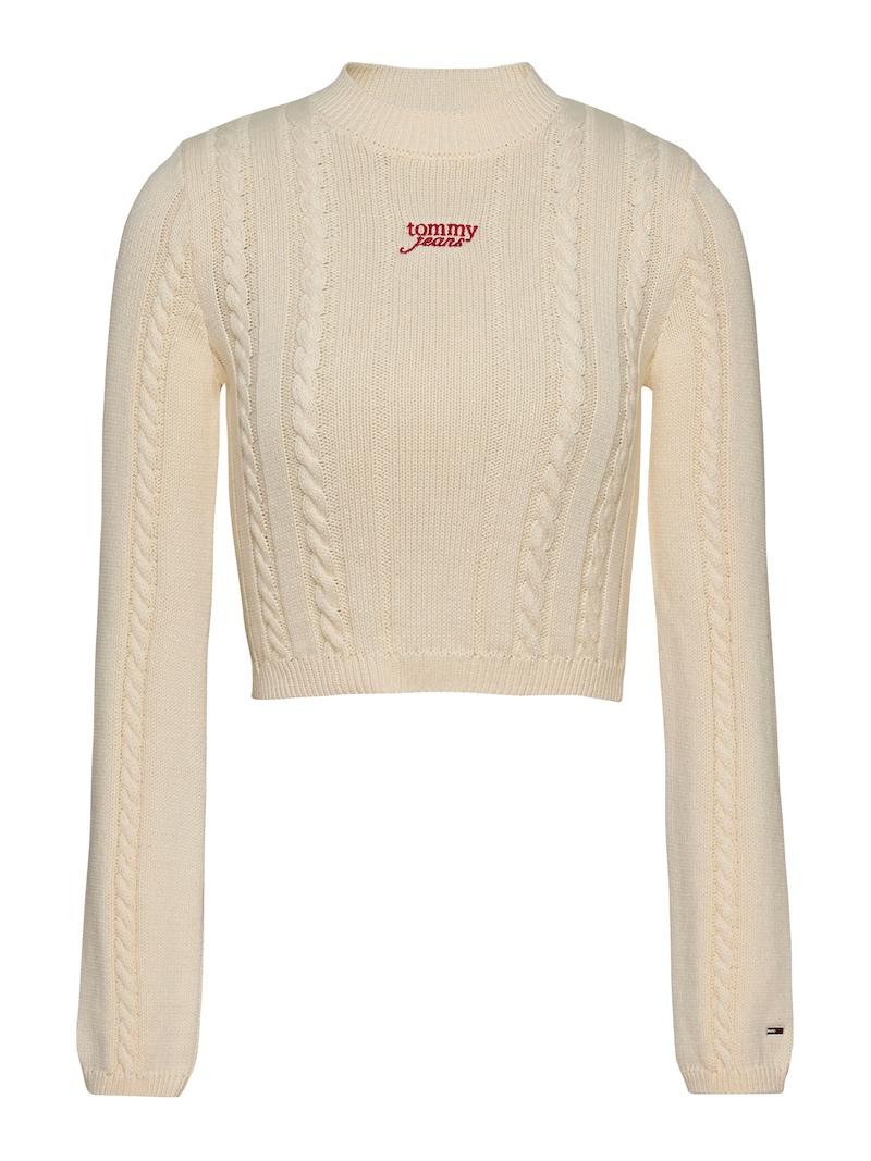 sinned x about you Jersey Tommy Jeans en Crema