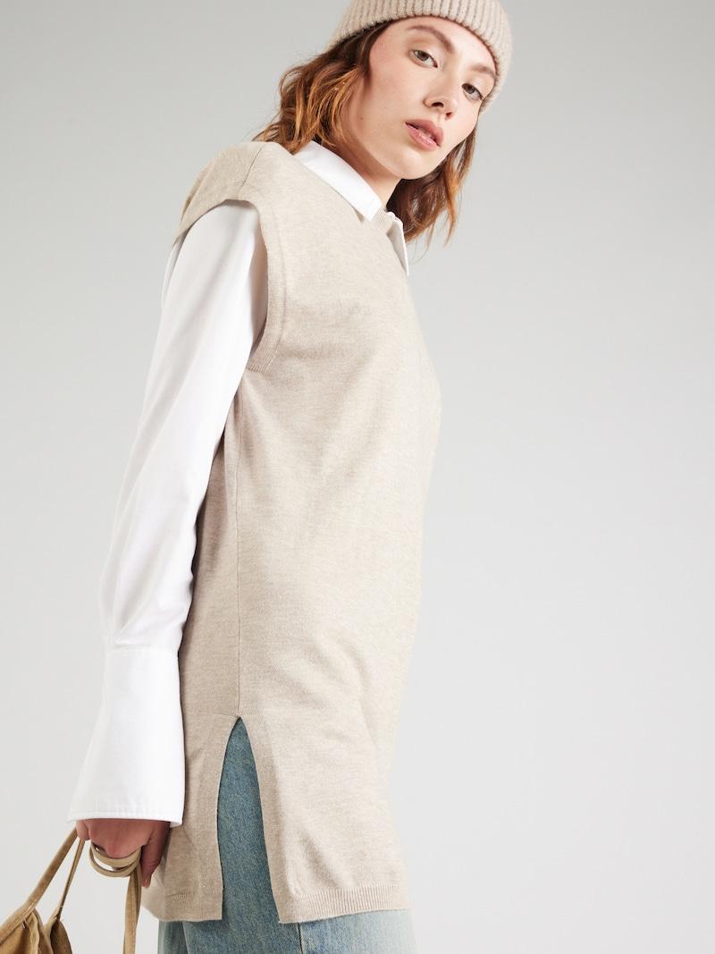 Sinned X About You Jersey 'VICOMFY' VILA En Beige