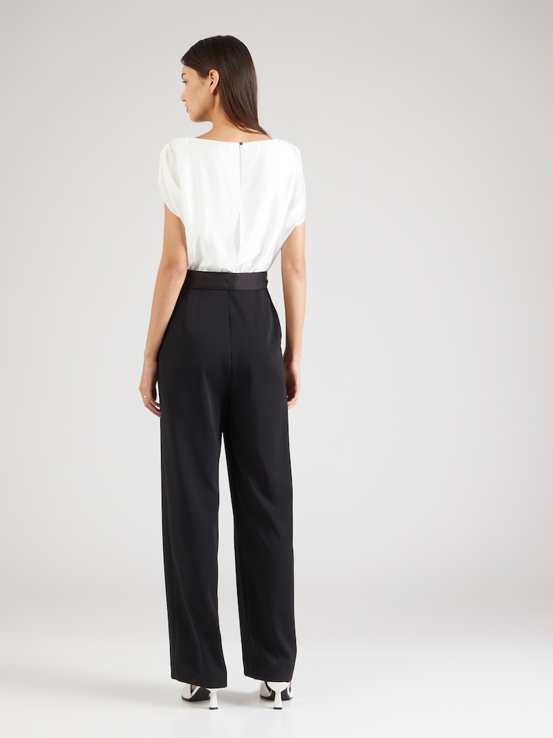 Sinned X About You Jumpsuit SWING En Negro Blanco