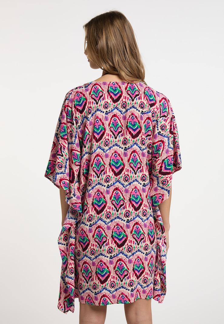 Sinned X About You Kimono IZIA En Talco Rosa Claro