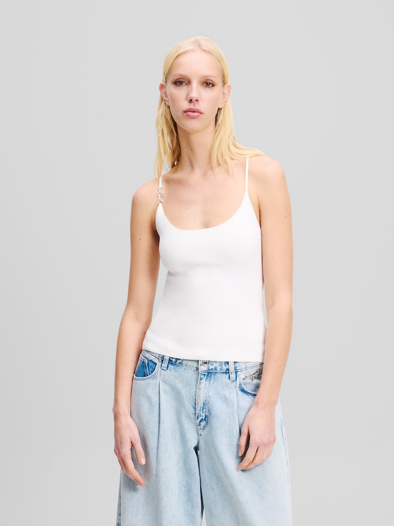 Sinned X About You Top Karl Lagerfeld En Blanco