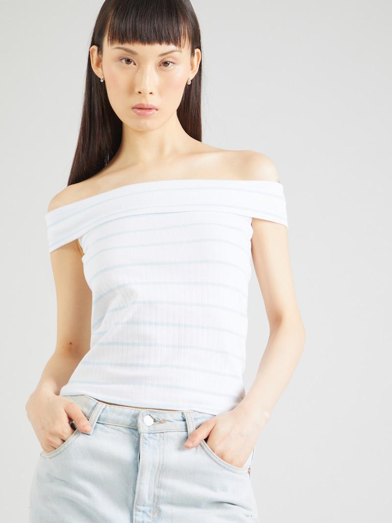 Sinned X About You Top 'PCMARGO' PIECES En Blanco