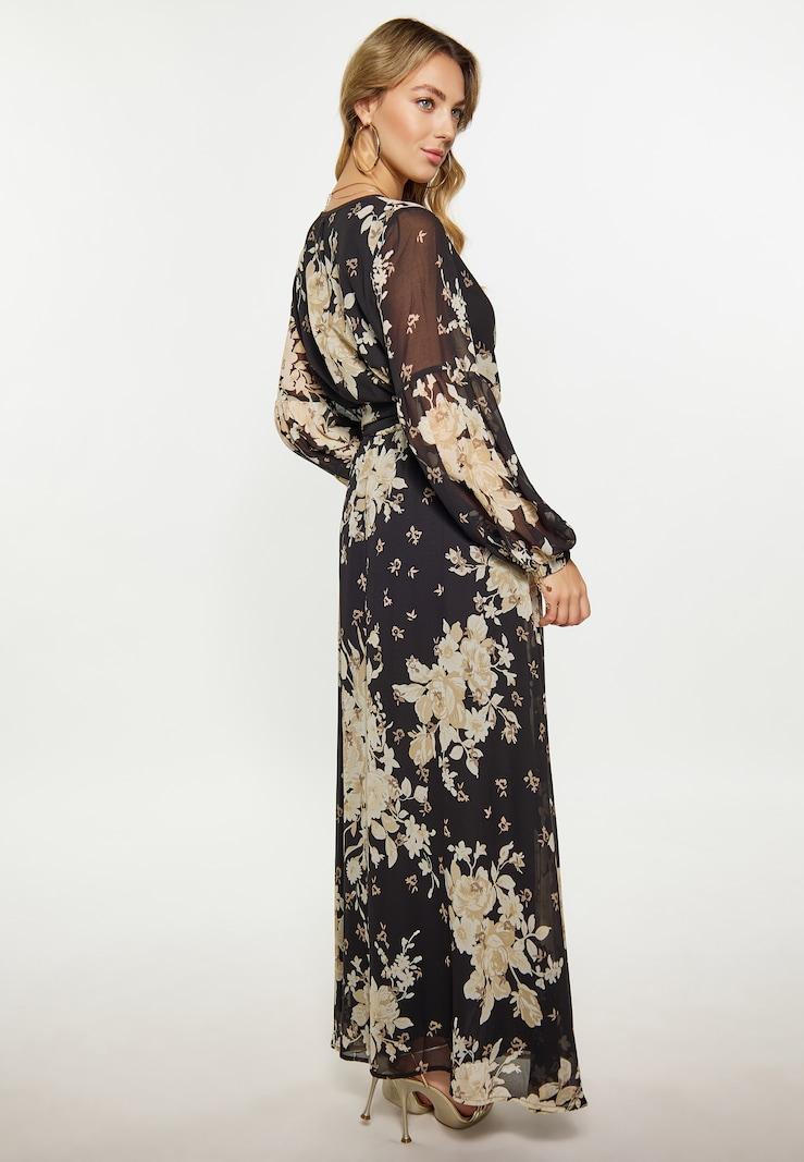 Sinned X About You Vestido Faina En Negro