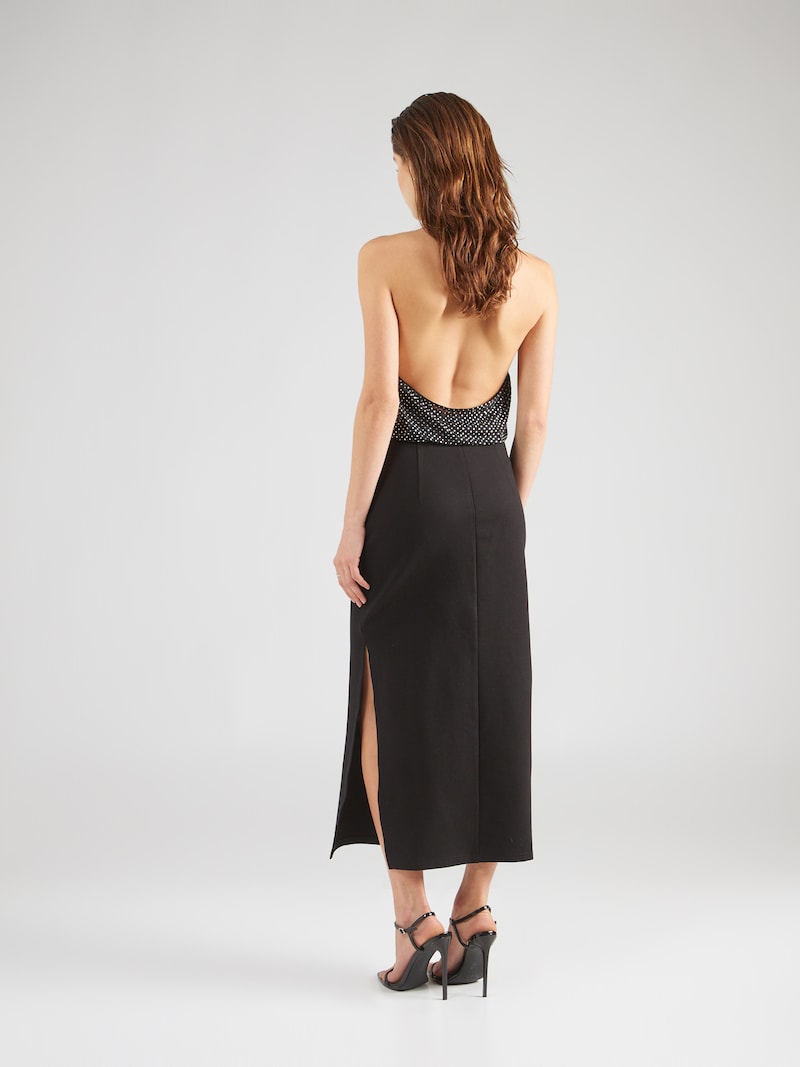 Sinned X About You Vestido Karen Millen En Negro