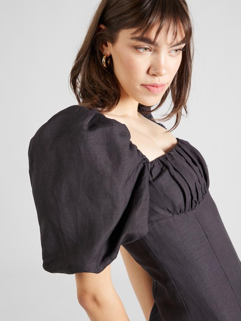 Sinned X About You Vestido Karen Millen En Negro