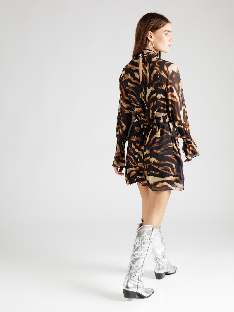 Sinned X About You Vestido Karen Millen En Negro