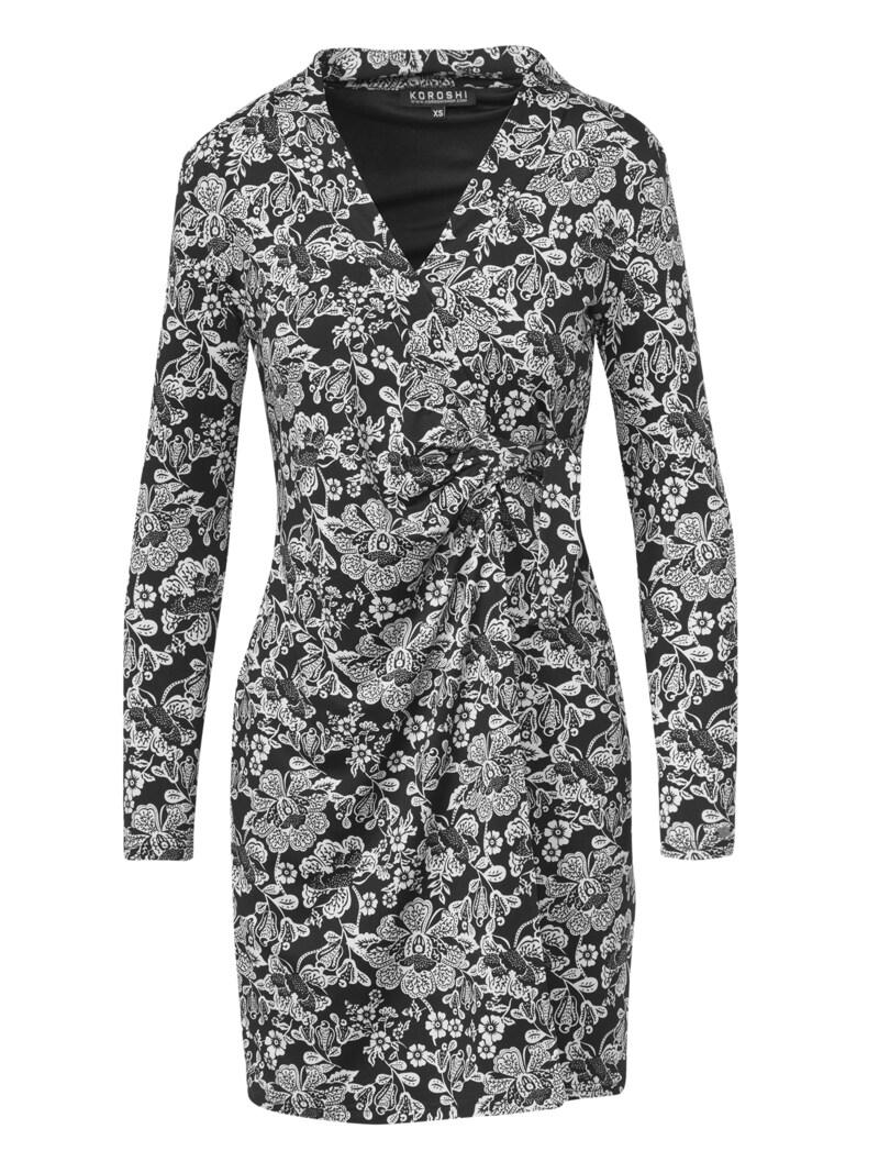 sinned x about you Vestido KOROSHI en Negro Blanco